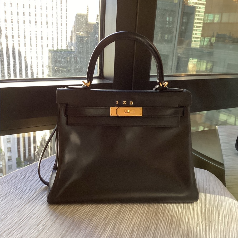 Hermès vintage Box Calf Kelly Retourne 28 reconditioned by Hermes
